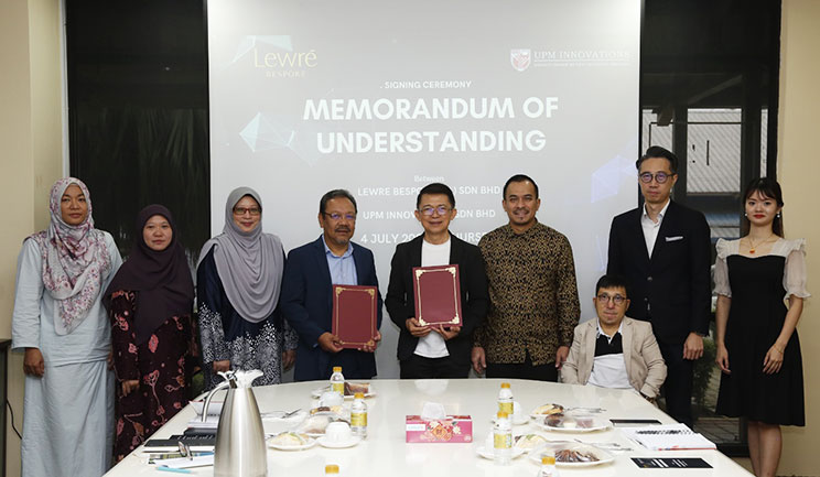 Memorandum of Understanding Between Lewré Bespoke (KL) Sdn. Bhd. UPM Innovations Sdn. Bhd