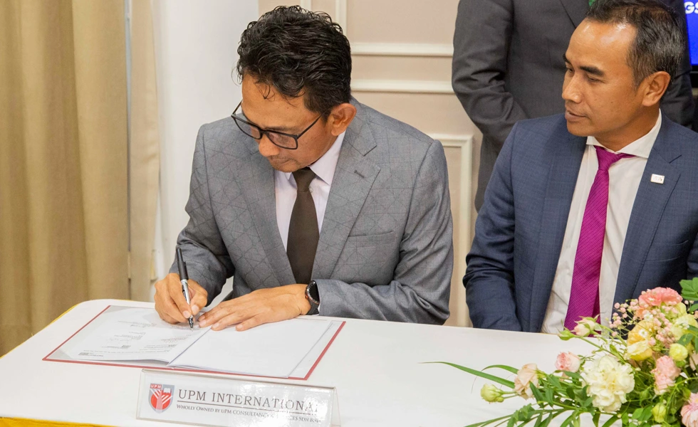 Majlis Menandatangani memorandum persefahaman antara UPM International